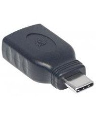 ADAPTADOR USBMANHATTAN354646 C V31 CM AH NEGRO