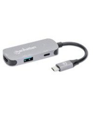 DOCKING USBMANHATTAN130707 C 3 PTOS HDMI USB A USB C PD
