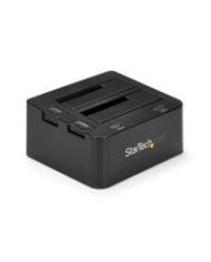 BASE DOCKING STATION USB 30 DE 2 BAHIAS SATA III DE 25 O 35 PULGADAS PARA SSD O DISCO DURO BASE DE CONEXION PARA INTERCAMBIO EN