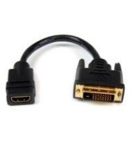 CABLE ADAPTADOR DE 20CM HDMI A DVI DVI D MACHO HDMI HEMBRA CABLE CONVERTIDOR DE VIDEO NEGRO STARTECHCOM MOD HDDVIFM8IN