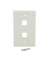PLACA DE PARED DE 2 SALIDAS RJ45 COLOR BLANCO STARTECHCOM MOD PLATE2WH