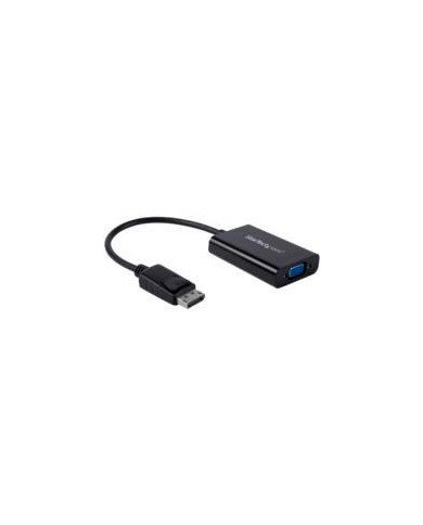 ADAPTADOR DE VIDEO DISPLAYPORT A VGA CON AUDIO CONVERTIDOR HEMBRA VGA HD15 A MACHO DP 1920X1200 STARTECHCOM MOD DP2VGAA