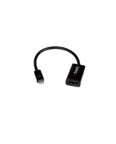 ADAPTADOR DE VIDEO MINI DISPLAYPORT A HDMI CON AUDIO ADAPTADOR ACTIVO MDP 12 PARA LAPTOP O ULTRABOOK 4K 30HZ NEGRO STARTECHCOM 