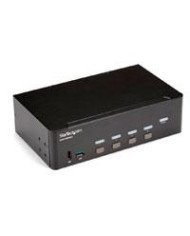 SWITCH CONMUTADOR KVM DE 4 PUERTOS HDMI 4K DE 30HZ DE PANTALLA DOBLE STARTECHCOM MOD SV431DHD4KU