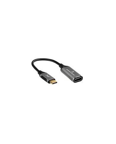 ADAPTADOR CONECTOR USB TIPO C CABLE 145 CENTIMETROS HDMI 4K 60 HZ FULL HD PERFECT CHOICE GRIS