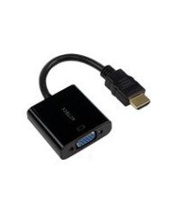 ADAPTADOR ACTECK SHIFT PLUS AV400 HDMI A VGA 20 CM 4K NEGRO AC 934756