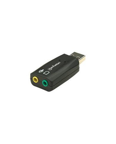 CONVERTIDOR USBMANHATTAN150859 20 A TARJETA SONIDO 51