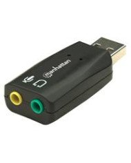 CONVERTIDOR USBMANHATTAN150859 20 A TARJETA SONIDO 51