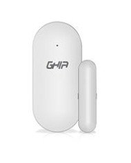 CONTACTO MAGNETICO SENSOR PARA PUERTA Y VENTANA INALAMBRICO DE DOBLE DISPARO FRECUENCIA 433MHZ PARA ALARMA MARCA GHIA