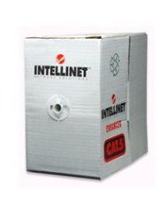 BOBINAINTELLINET704823 CAT 5E CCA UTP 305M MULTIFILAR GRIS