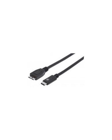 CABLE USBMANHATTAN353397 C V31 C MICRO B 10M NEGRO