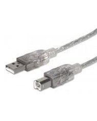 CABLE USBMANHATTAN333405 V20 A B 18M PLATA