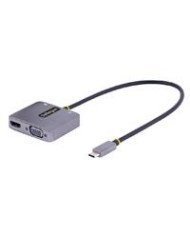 ADAPTADOR DE VIDEO USB C ADAPTADOR MULTIPUERTOS USB C A HDMI VGA CON SALIDA DE AUDIO DE 35MM HDR 4K A 60HZ PD 30 DE 100W COMPAT
