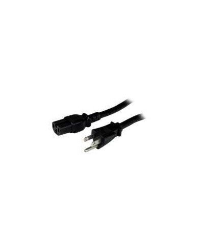 CABLE DE CORRIENTE DE 24M DE ALIMENTACIN PARA COMPUTADORA SERVICIO PESADO 14AWG NEMA 5 15P A C15 15A 125V STARTECHCOM MOD PXT51