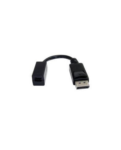 CABLE ADAPTADOR DE 15CM DE DISPLAYPORT A MINI DISPLAYPORT HEMBRA DP MACHO MINI DP HEMBRA MINIDP NEGRO STARTECHCOM MOD DP2MDPMF6