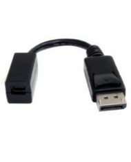 CABLE ADAPTADOR DE 15CM DE DISPLAYPORT A MINI DISPLAYPORT HEMBRA DP MACHO MINI DP HEMBRA MINIDP NEGRO STARTECHCOM MOD DP2MDPMF6