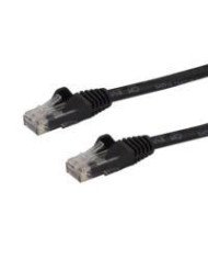 CABLE DE 5M DE ETHERNET SNAGLESS SIN ENGANCHES CAT 6 CAT6 GIGABIT 5M NEGRO STARTECHCOM MOD N6PATC5MBK