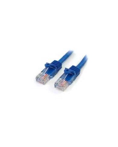 CABLE DE 5M DE RED ETHERNET CAT5E RJ45 SIN TRABA SNAGLESS AZUL STARTECHCOM MOD 45PAT5MBL