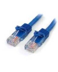 CABLE DE 5M DE RED ETHERNET CAT5E RJ45 SIN TRABA SNAGLESS AZUL STARTECHCOM MOD 45PAT5MBL