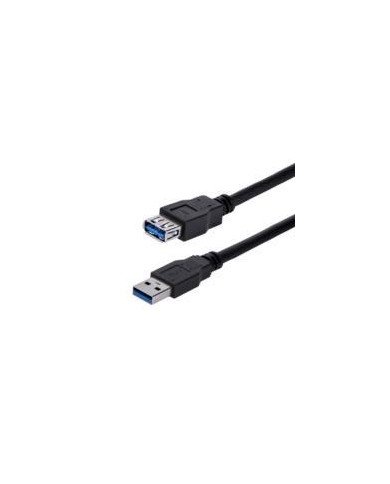 CABLE DE 1M DE EXTENSION ALARGADOR PASIVO USB 30 SUPERSPEED MACHO A HEMBRA USB A EXTENSOR NEGRO STARTECHCOM MOD USB3SEXT1MBK