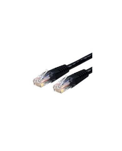 CABLE DE 3M NEGRO DE RED GIGABIT CAT6 ETHERNET RJ45 UTP MOLDEADO CERTIFICADO ETL STARTECHCOM MOD C6PATCH10BK