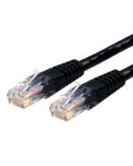 CABLE DE 3M NEGRO DE RED GIGABIT CAT6 ETHERNET RJ45 UTP MOLDEADO CERTIFICADO ETL STARTECHCOM MOD C6PATCH10BK