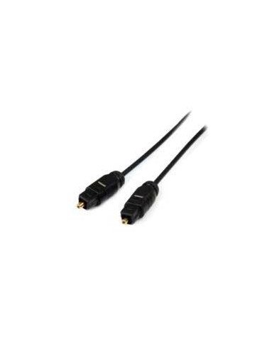 CABLE 45M TOSLINK DE AUDIO DIGITAL OPTICO SPDIF DELGADO NEGRO STARTECHCOM MOD THINTOS15