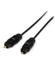 CABLE 45M TOSLINK DE AUDIO DIGITAL OPTICO SPDIF DELGADO NEGRO STARTECHCOM MOD THINTOS15