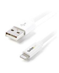 CABLE DE 2M LIGHTNING DE 8 PIN A USB A 20 PARA APPLE IPOD IPHONE IPAD BLANCO STARTECHCOM MOD USBLT2MW