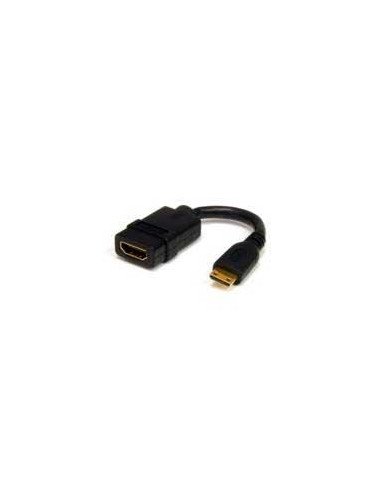CABLE ADAPTADOR DE 12CM ADAPTADOR HDMI A MINI HDMI DE ALTA VELOCIDAD 4K CONVERTIDOR HDMI A MINI HDMI STARTECHCOM MOD HDACFM5IN
