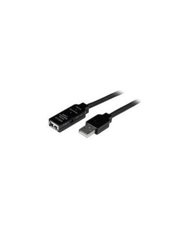 CABLE DE EXTENSION ALARGADOR DE 5M USB 20 DE EXTENSION ALARGADOR ACTIVO DE 5 METROS MACHO A HEMBRA CON OPCIN A FUENTE DE PODER 