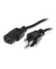 CABLE DE CORRIENTE DE 3M ESTANDAR DE ALIMENTACION PARA COMPUTADORA 18 AWG NEMA5 15P A C13 10A 125V STARTECHCOM MOD PXT10110
