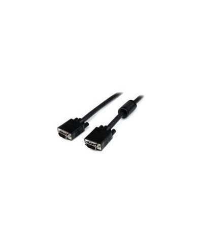 CABLE VGA DE 106M COAXIAL DE VIDEO DE ALTA RESOLUCION PARA PANTALLA DE COMPUTADORA 2X HD15 MACHO NEGRO STARTECHCOM MOD MXT101MM