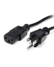 CABLE DE CORRIENTE DE 36M DE ALIMENTACION PARA COMPUTADORA NEMA 5 15P A C13 18AWG 10A 125V STARTECHCOM MOD PXT10112