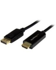 CABLE ADAPTADOR DE 5M DISPLAYPORT A HDMI 4K 30HZ CABLE CONVERTIDOR DP A HDMI ULTRA HD NEGRO STARTECHCOM MOD DP2HDMM5MB