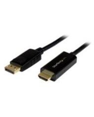 CABLE ADAPTADOR DE 1M DISPLAYPORT A HDMI COLOR NEGRO ULTRA HD 4K STARTECHCOM MOD DP2HDMM1MB