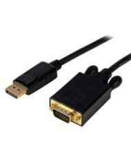 CABLE ADAPTADOR DE 18M CONVERTIDOR DE VIDEO DISPLAYPORT DP A VGA ACTIVO 1080P NEGRO STARTECHCOM MOD DP2VGAMM6B