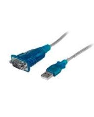 CABLE ADAPTADOR DE 43CM USB A A SERIE RS232 DE 1 PUERTO SERIAL DB9 MACHO A MACHO CONVERSOR COMPATIBLE CON WINDOWS 8 STARTECHCOM