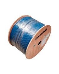 BOBINAINTELLINET705042 CAT 6A SFTP 305M SOLIDA AZUL 100 COBRE