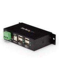 ADAPTADOR CONCENTRADOR HUB USB 20 DE 4 PUERTOS REFORZADO INDUSTRIAL CON ALIMENTACION STARTECHCOM MOD ST4200USBM
