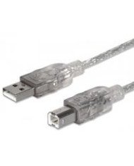 CABLE USBMANHATTAN340458 V20 A B 30M PLATA