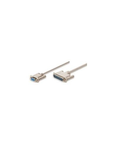 CABLE NULLMANHATTAN314770 MODEM DB9H DB25M 18M MOL