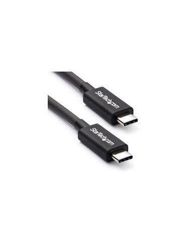 CABLE THUNDERBOLT DE 2M THUNDERBOLT 3 USB C 20GBPS COMPATIBLE CON THUNDERBOLT DISPLAYPORT Y USB 4K A 60HZ HASTA 100W STARTECHCO