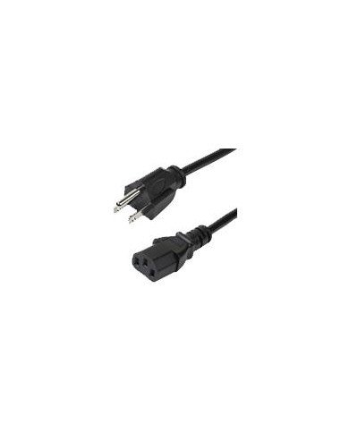 PAQUETE DE 10 CABLES DE CORRIENTE DE 3M ESTANDAR DE ALIMENTACION PARA COMPUTADORA 18 AWG NEMA5 15P A C13 10A 125V STARTECHCOM M