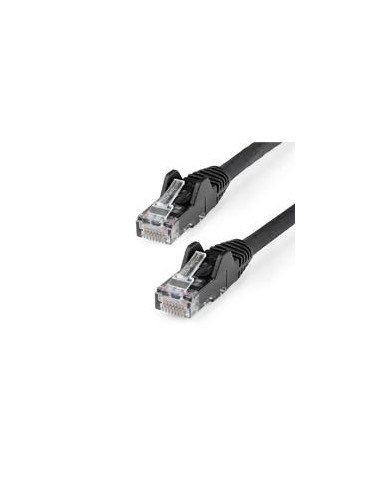 CABLE ETHERNET CAT 6 DE 50 CM LSZH CABLE DE RED PATCH CAT6 UTP RJ45 POE DE 100W 10 GBE SIN ENGANCHES NEGRO ETL STARTECHCOM MOD 