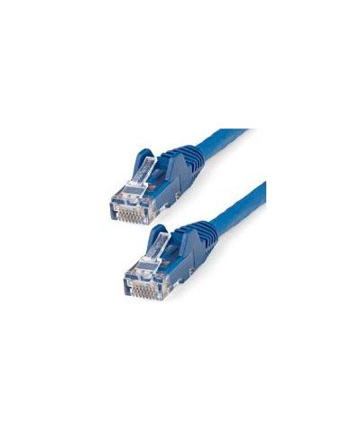 CABLE ETHERNET CAT 6 DE 50 CM LSZH CABLE DE RED PATCH CAT6 UTP RJ45 POE DE 100W 10 GBE SIN ENGANCHES AZUL ETL STARTECHCOM MOD N