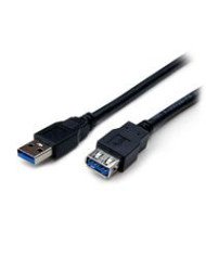 CABLE DE 18M DE EXTENSION ALARGADOR PASIVO USB 30 SUPERSPEED MACHO A HEMBRA USB A EXTENSOR NEGRO STARTECHCOM MOD USB3SEXT6BK