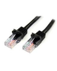 CABLE DE 3M NEGRO DE RED FAST ETHERNET CAT5E RJ45 SIN ENGANCHE CABLE PATCH SNAGLESS STARTECHCOM MOD 45PAT3MBK