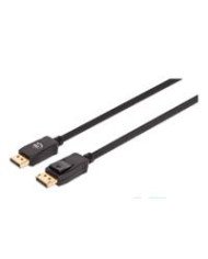 CABLE DISPLAYPORTMANHATTAN353618 V14 M M 20M NEGRO 8K60HZCHAPADOS EN ORO