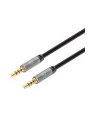 CABLE AUDIOMANHATTAN355995 ESTEREO 35MM M M 20M NEGRO ALUMINIO PLATEADO